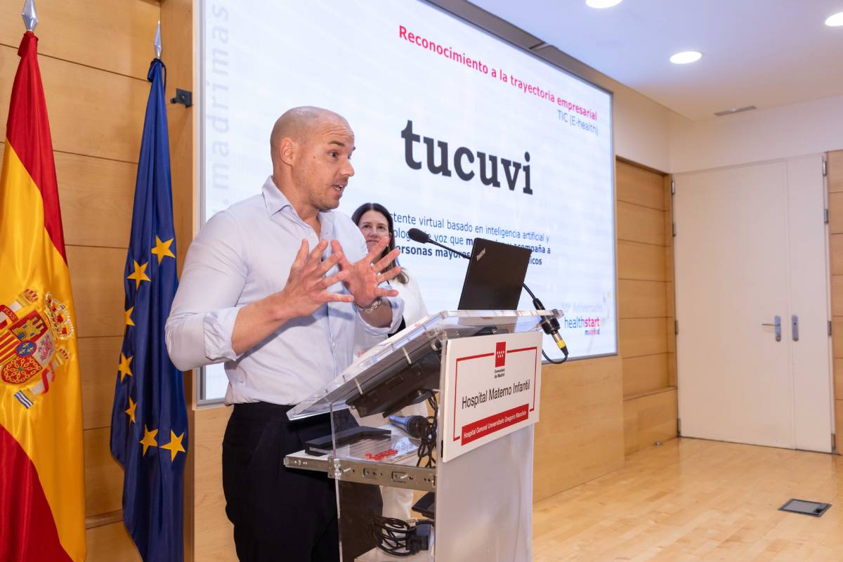 Tucuvi, startup premiada en el 10º healthstart Madrid 2026 