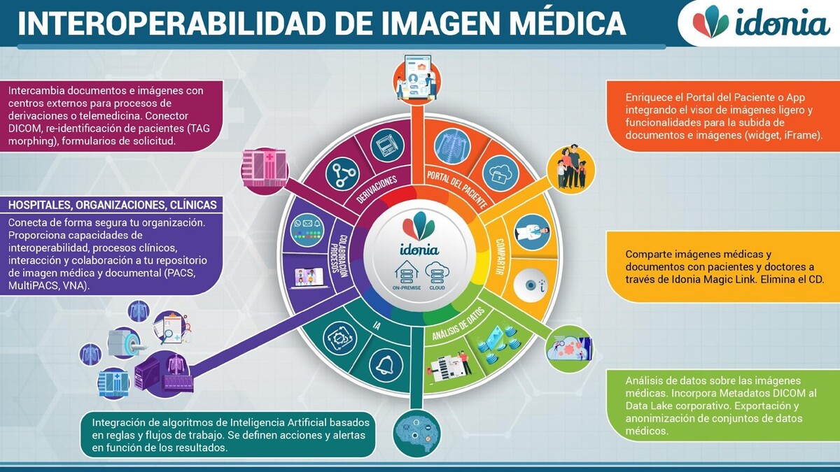 Infografía sobre el funcionamiento de Idonia