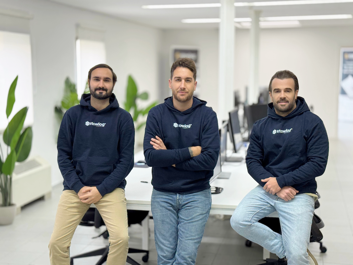 Pablo Aguirre, Jorge Juan Torres y Jose Gutierro, fundadores de Stowlog