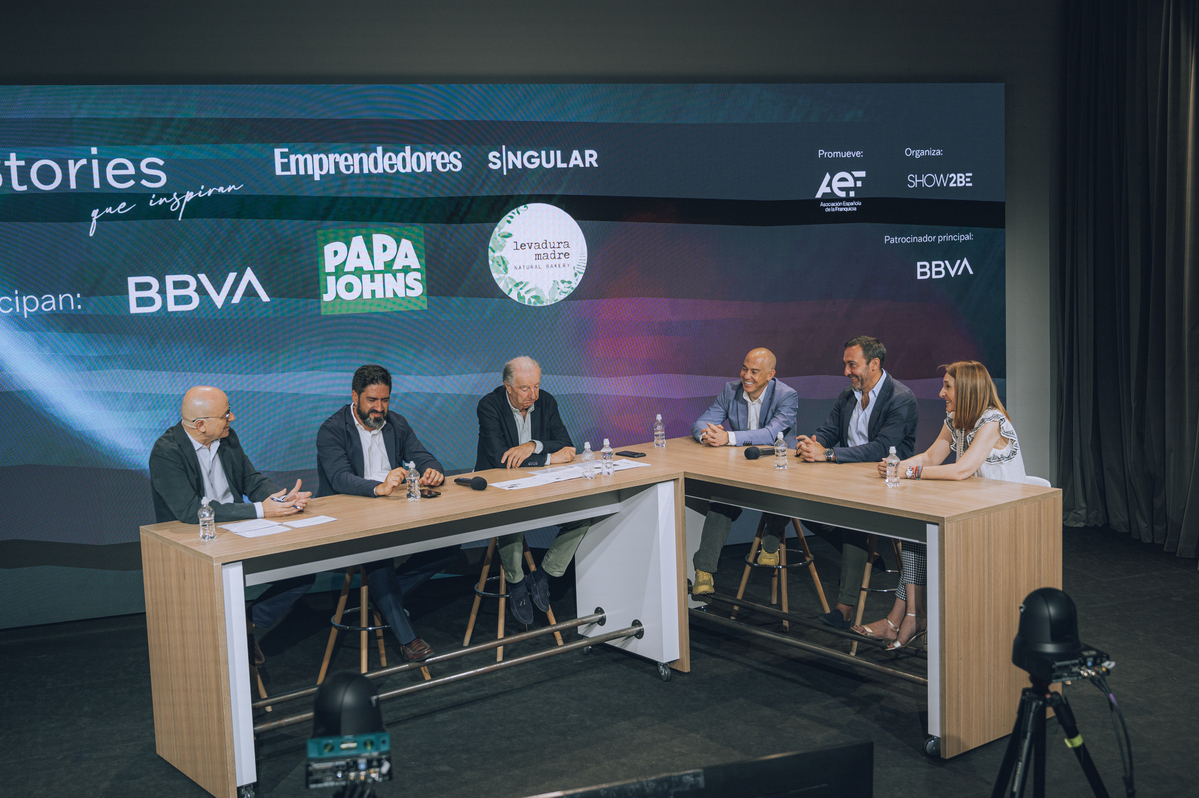 Participantes en la mesa redonda de FIStories que inspiran