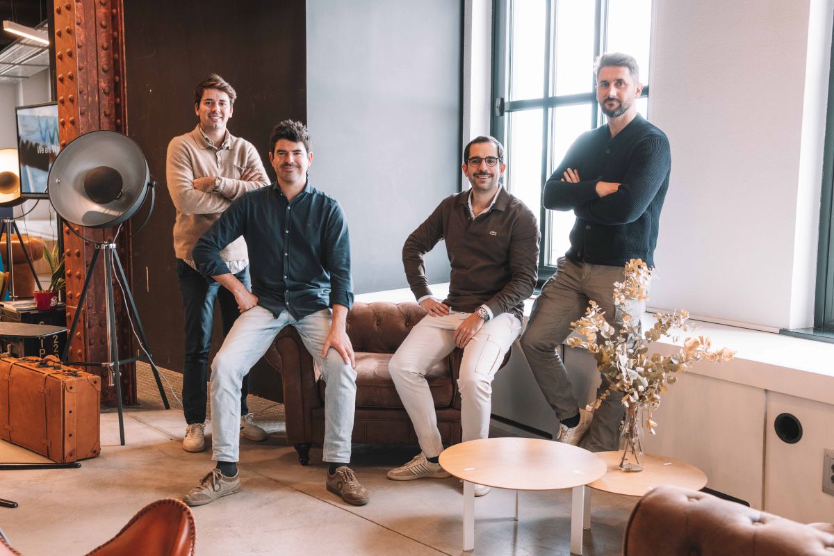 Juan Carlos Soldado, Borja Serra, Vicente Nicolás y David Mateo, fundadores y socios de Muppy