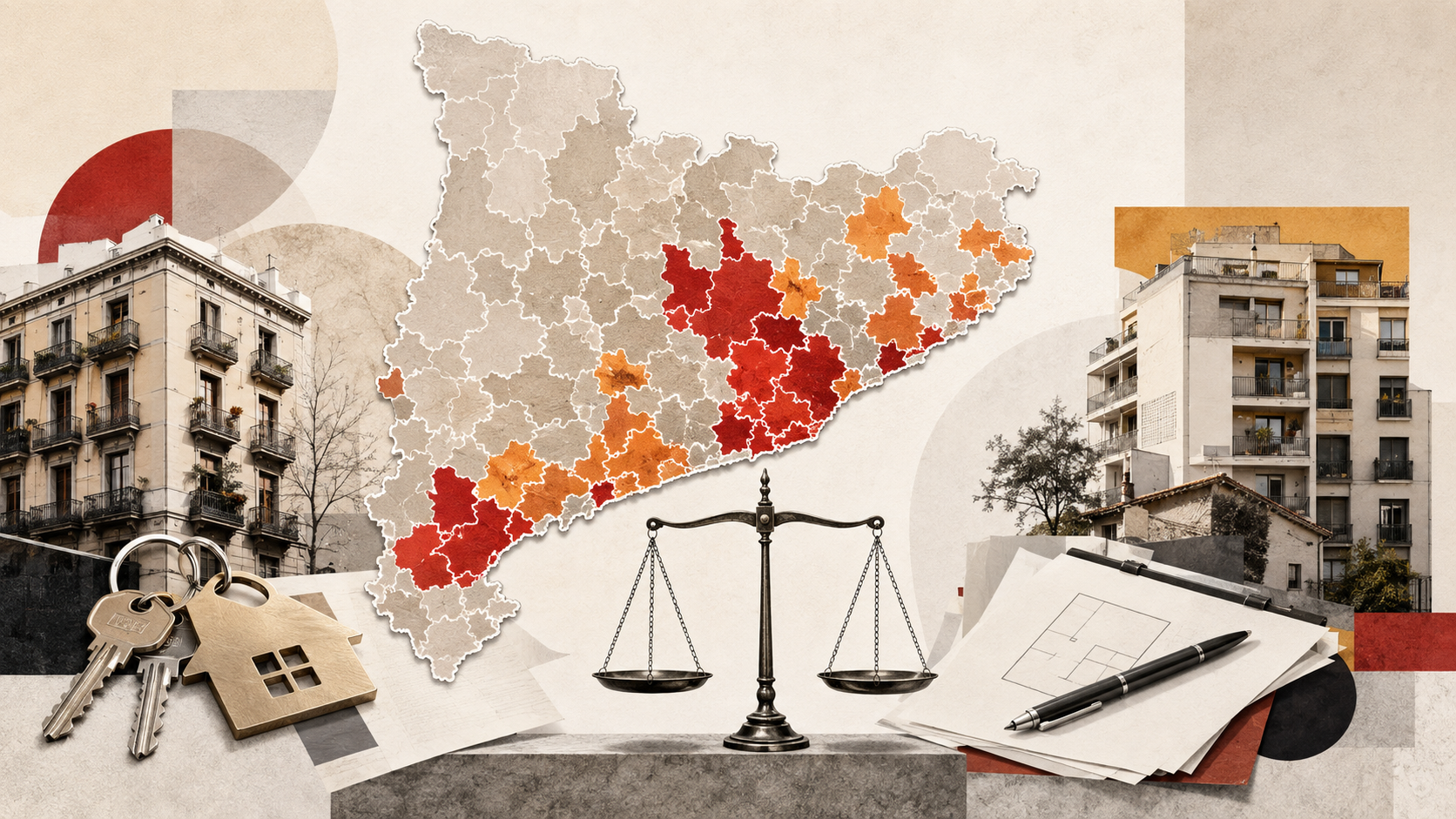 El nuevo mapa de zonas tensionadas abre nuevos frentes legales para propietarios e inquilinos en Cataluña