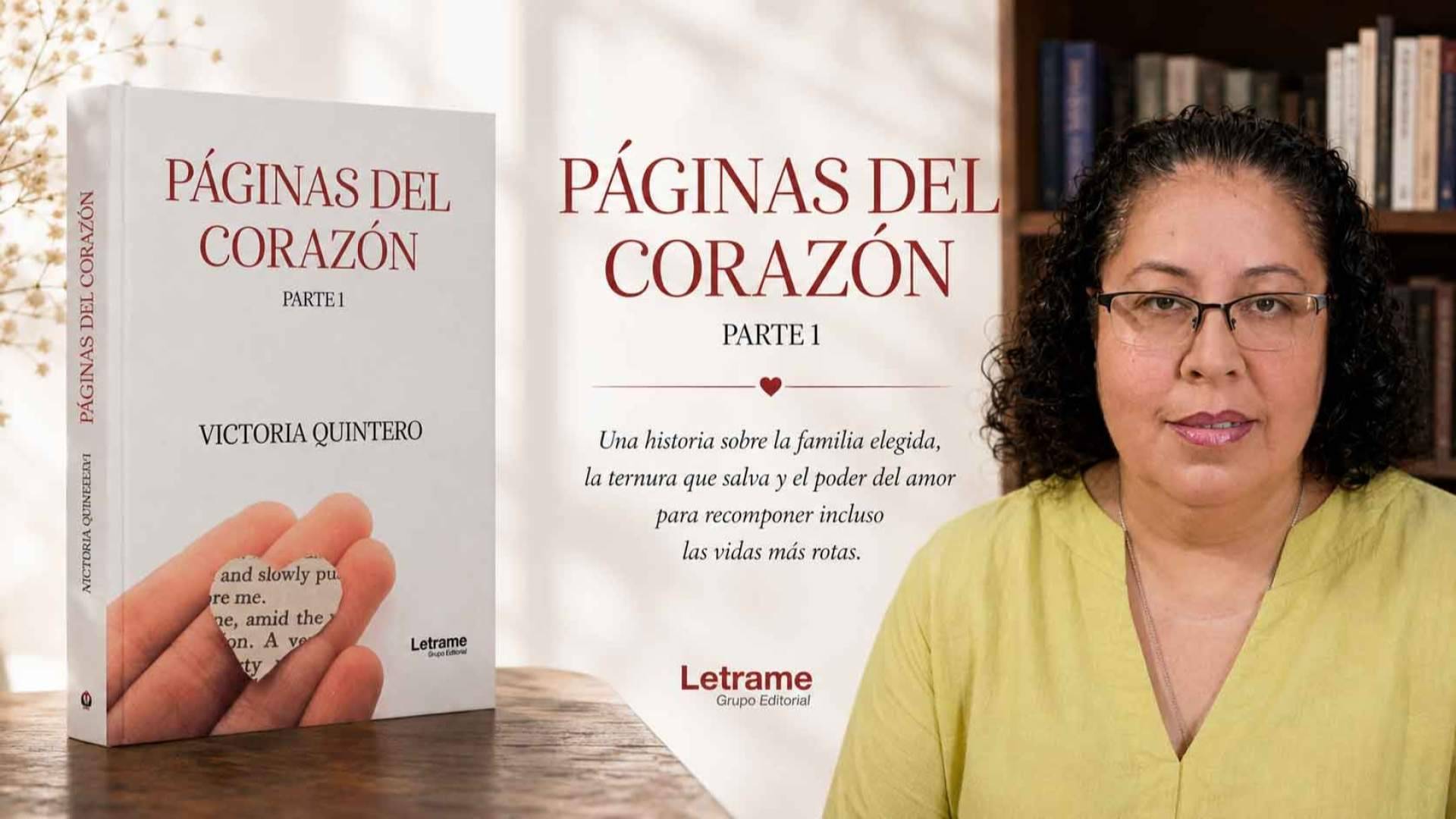 Victoria Quintero Aguilar publica ‘Páginas del corazón’, una novela juvenil sobre la amistad, la tolerancia y el amor por los libros