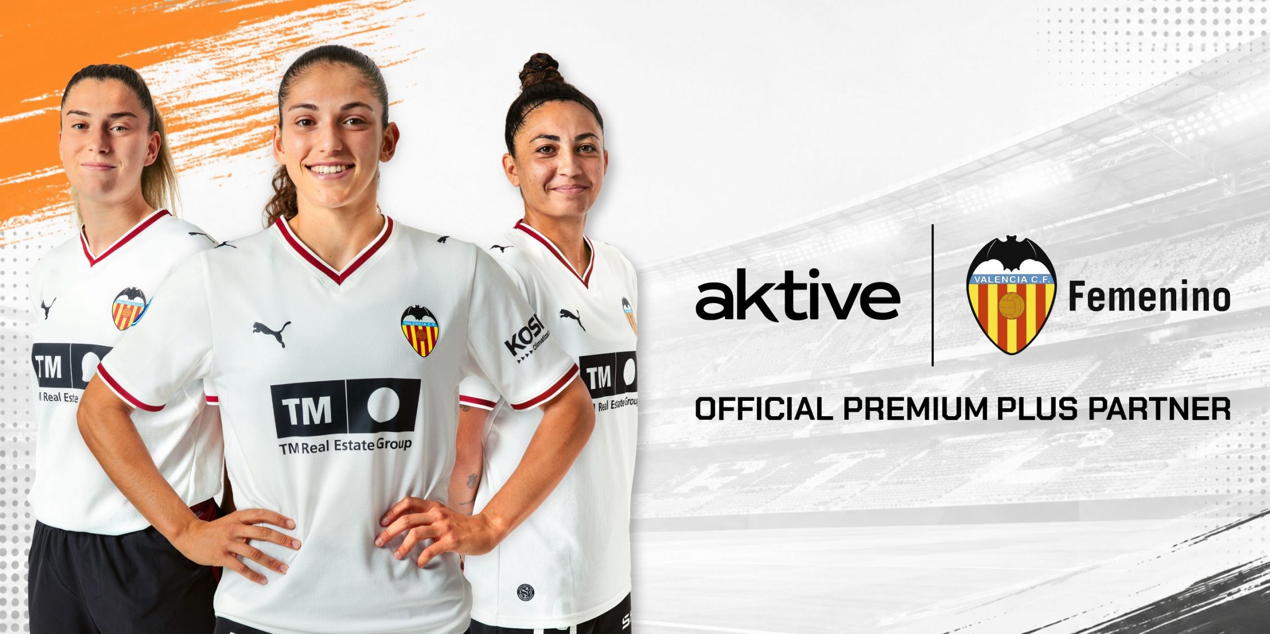aktive renueva su compromiso con el Valencia CF Femenino convirtiéndose en Premium Plus Partner