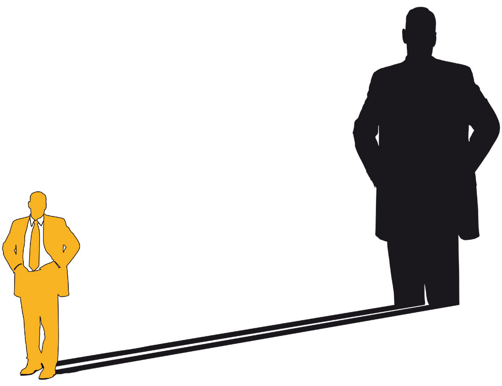 ¡Ser pequeño y aparentar ser grande!